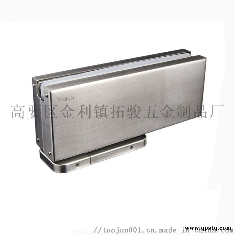 无框玻璃门免挖坑地弹簧图5