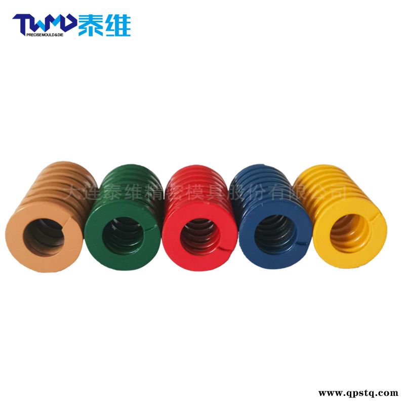 红色中载荷JIS日标标准弹簧替代盘起米思米厂家直销图3