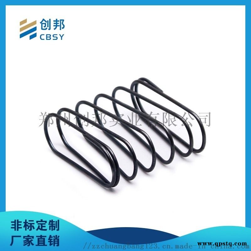 进口合金钢矩形耐高温强度压缩扁弹簧多规格扁簧图4