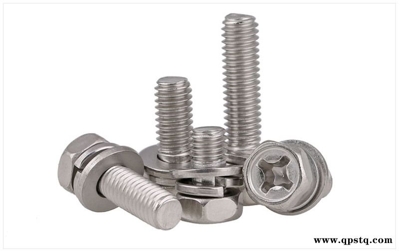 304不锈钢十字外六角组合螺丝 凹穴外六角螺栓厂家图3