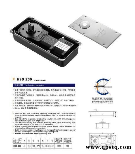 玻璃门地弹簧深圳上门安装更换维修图2
