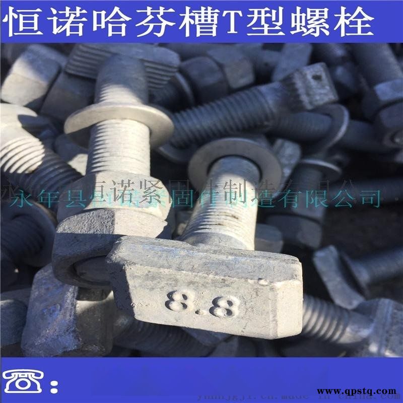 8.8级热镀锌M12带齿哈芬槽T型螺栓邯郸恒诺厂家供应图5