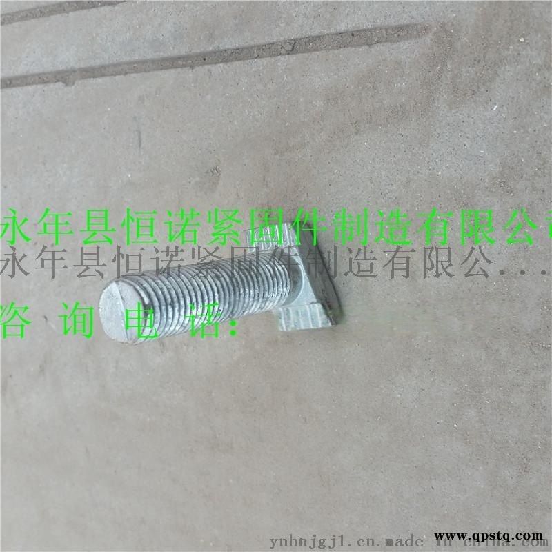 8.8级热镀锌M12带齿哈芬槽T型螺栓邯郸恒诺厂家供应图3