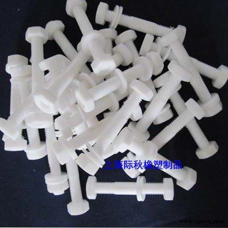 PTFE四氟螺栓 六角 圆头 PP螺栓 PA螺丝图2