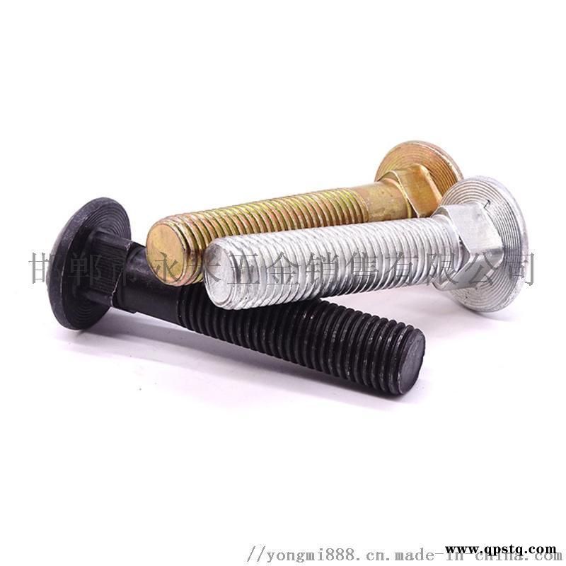 高强度马车螺栓 碳钢半圆头马车螺栓 桥梁马车螺丝图3