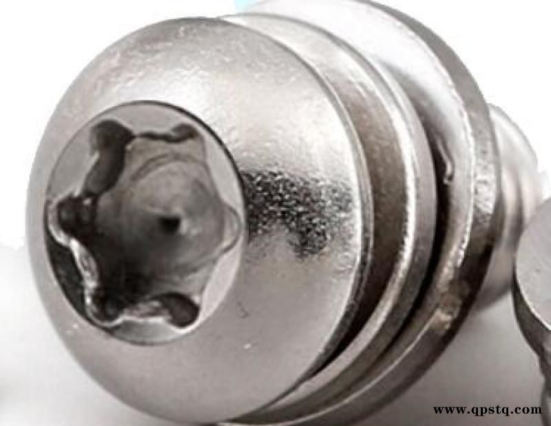 深圳304不锈钢盘头梅花组合螺栓 带垫组合螺丝图5