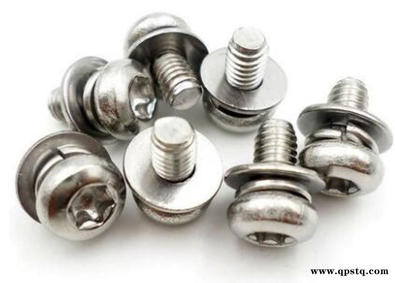 深圳304不锈钢盘头梅花组合螺栓 带垫组合螺丝图3