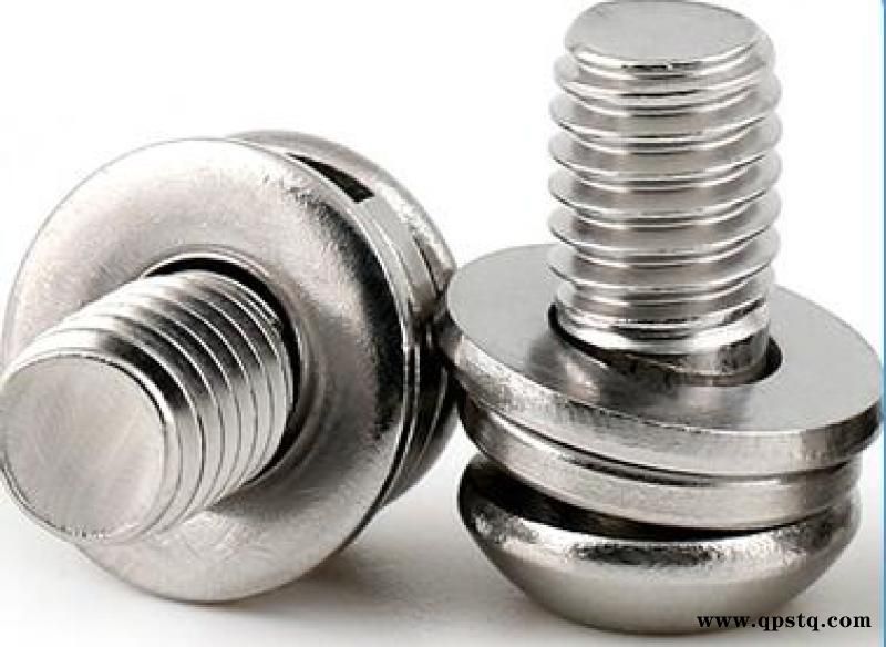 深圳304不锈钢盘头梅花组合螺栓 带垫组合螺丝图4
