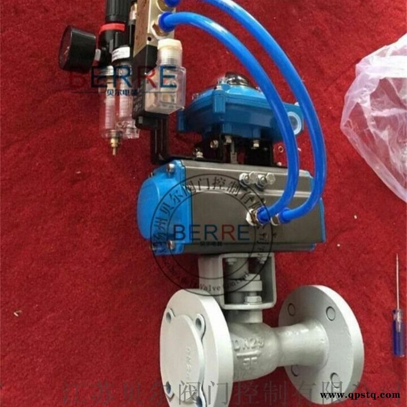 流量控制Q641F-16C DN100铸钢气动球阀图3