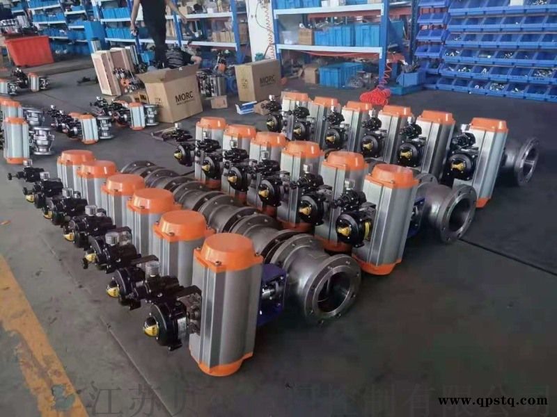 流量控制Q641F-16C DN100铸钢气动球阀图5