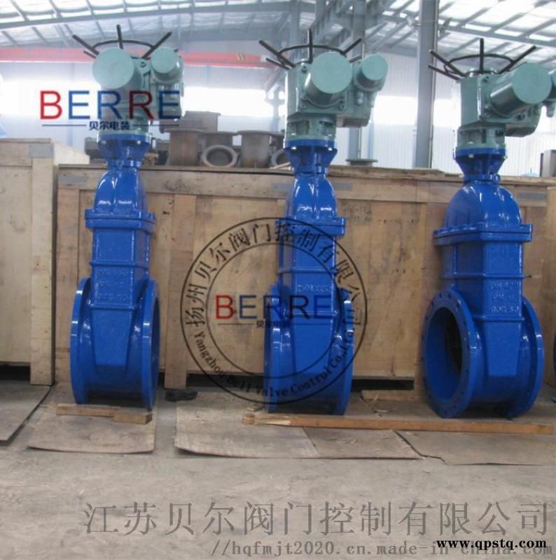 贝尔 电动阀制 Z945T-10 DN100 法兰连接 铸铁电动暗杆闸阀 开关闸阀 价格图5