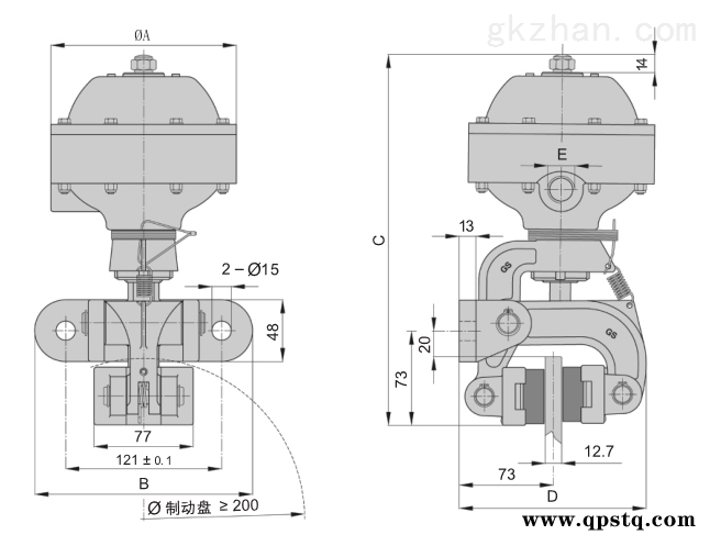 碟式制动器价格图2
