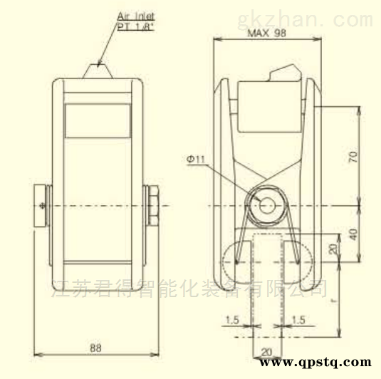 CHASCO-DB-3003气动碟式制动器图2
