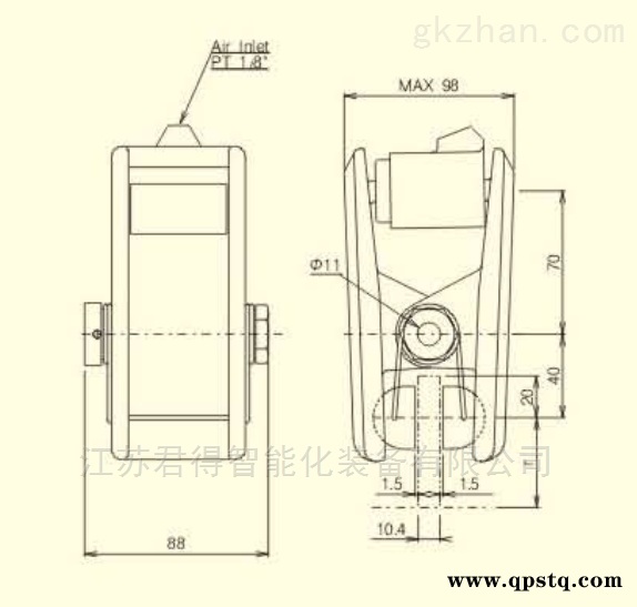 DB-3002气动制动器图2