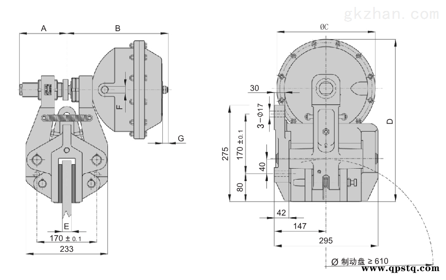 碟式刹车装置图2