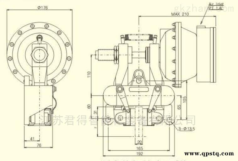 CHASCO-DB-3020AF常闭制动器图2