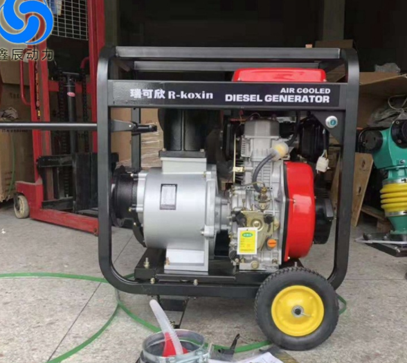 厂家直供小型6寸柴油机 水泵移动便携式家用抽水用柴油机图1