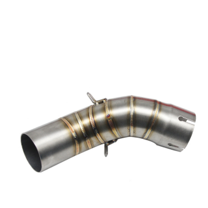 摩托车配件 川崎KAWASAKI Z900中段接口排气管 改装不锈钢弯管图2