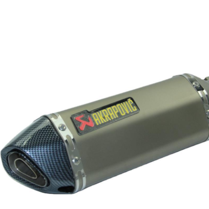 摩托车排气管 仿碳纤维小六角改装钛消声器51口径耐高温天蝎吉村图2