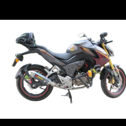 摩托车排气管 仿碳纤维小六角改装钛消声器51口径耐高温天蝎吉村图3