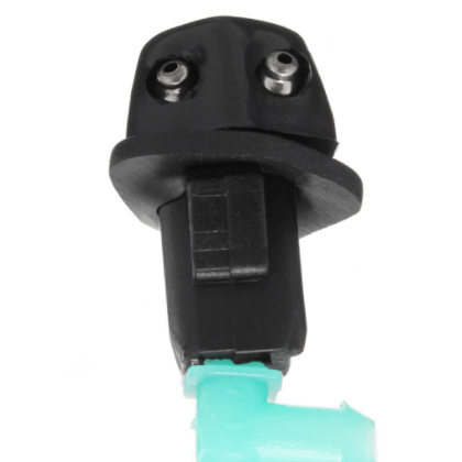 汽车改装扇形雨刷喷水嘴喷头 通用型雨刮器喷水嘴雾状喷头出水孔图2