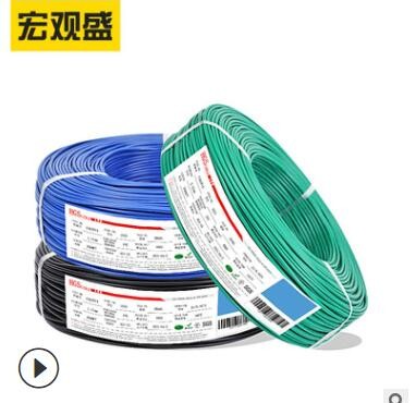 环保镀锡铜电线1015#20awg美标0.5平方电脑汽车点烟器LED灯具线束图2