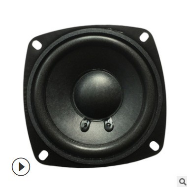 厂家定制4寸金刚60磁烤黑泡边8欧10瓦音箱喇叭全频多媒体喇叭图2