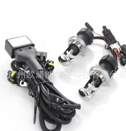 hid大灯55W直流氙气灯套装 H4伸缩灯汽车灯 远近光一体量大价优图3