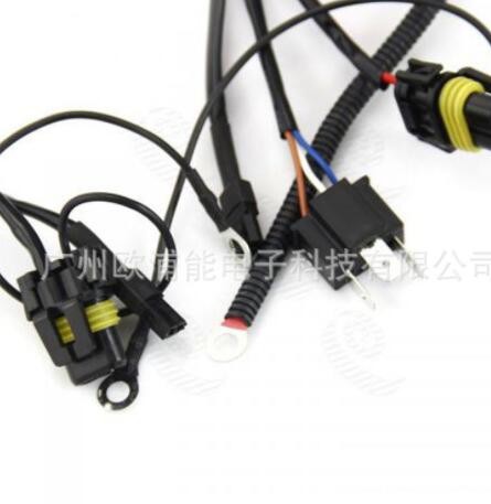 hid大灯55W直流氙气灯套装 H4伸缩灯汽车灯 远近光一体量大价优图2