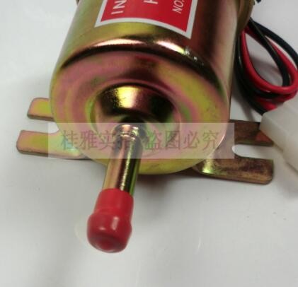 12/24V汽车电子泵 外置燃油泵小松挖掘机洋马吸油泵 HEP-02A图2