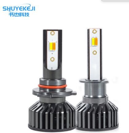 厂家直供 12V/24V 远近光灯泡 F2 led前大灯H7三色汽车led大灯图3