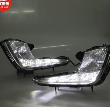 适用于KA K2雾灯总成LED日行灯 起亚K2专用LED日间行车灯 改装图2