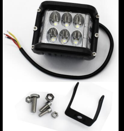 汽车45W LED三面发光工作灯 侧面发光日行灯 爆闪越野车 改装射灯图2