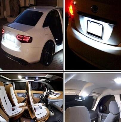 汽车LED T10 COB示宽灯牌照灯 W5W小灯超薄led阅读灯尾车灯小灯泡图2