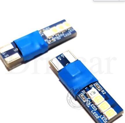 汽车动态LED车厢氛围灯新款一抹蓝室内阅读灯T10示宽灯动态蓝变白图3