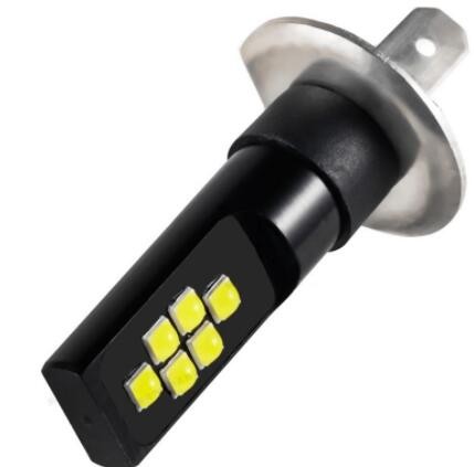 汽车LED【大功率雾灯】3030凸透镜-12SMD新款 H1/H3 大功率前照灯图2