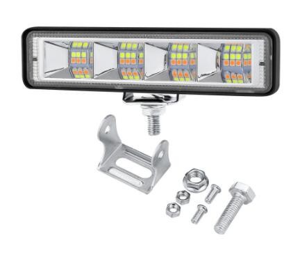 改装灯 一字型工作灯辅助灯 24灯 72W LED双色 越野车灯DC12V-60V图2