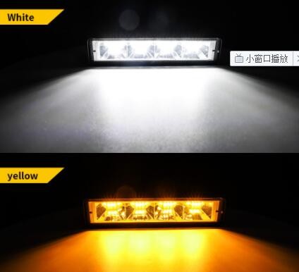 改装灯 一字型工作灯辅助灯 24灯 72W LED双色 越野车灯DC12V-60V图3