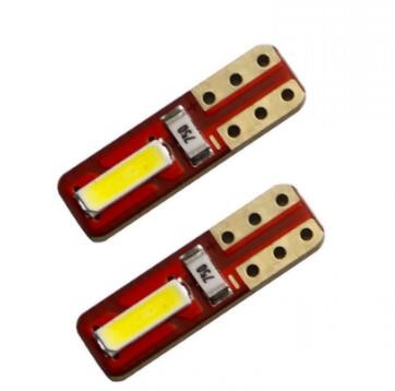 汽车LED灯【仪表灯指示灯 】中控灯 12V T5-7020-2smd图2
