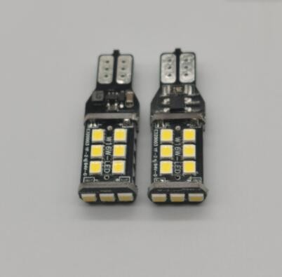 解码 汽车led灯泡 Canbus W16W T15 2835 15SMD led转向灯 倒车灯图3