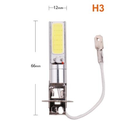 汽车LED雾灯 COB芯片车灯2面 H1 H3-COB大功率前雾灯10W图3