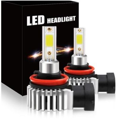 跨境新款 汽车LED前照灯车头灯一体大灯 D9 H8/H11 60W LED前雾灯