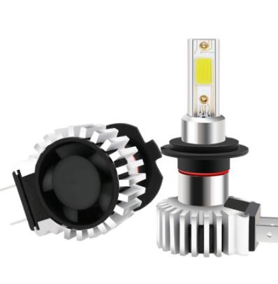 汽车一体大灯D9 H4 H7 9005 9006 H1 H3 LED前雾灯60W 大灯前照灯图2