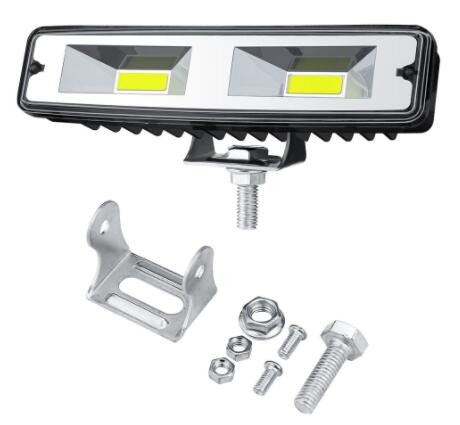 【新款一字型COB工作灯】18W 汽车LED灯 越野车灯 辅助灯摩托车灯图2