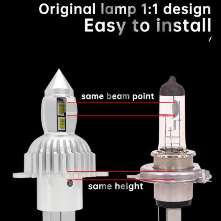 汽车大灯新款H4图2