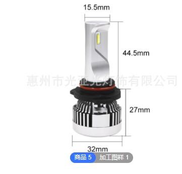外贸可供适用于MINI汽车LED大灯12-24v汽车改装大灯图2