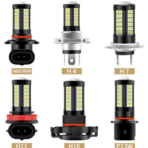 亚马逊爆款汽车led前雾灯大灯H11/H8 H16 9006 9005 5730 33SMD图3