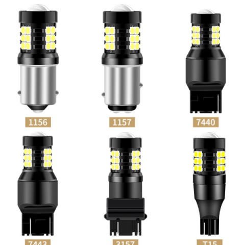跨境亚马逊爆款汽车led倒车灯刹车灯3030 21SMD 1157 1156 T15图2