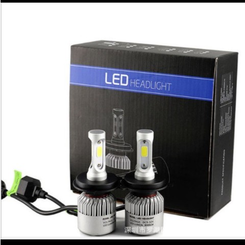 厂家直销汽车S2led前大灯超高亮远近光灯泡H7H1H4H11 9005led车灯图3