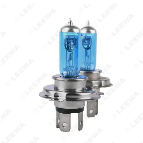 12V超白光汽车大灯前照灯泡 汽车石英灯 H4卤素灯泡 55W/100W图3